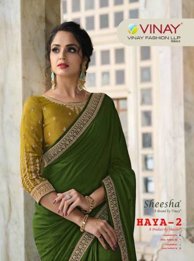 Sheesha Haya Vol 2 By Vinay Festive Wear Womens Designer Saree Collection